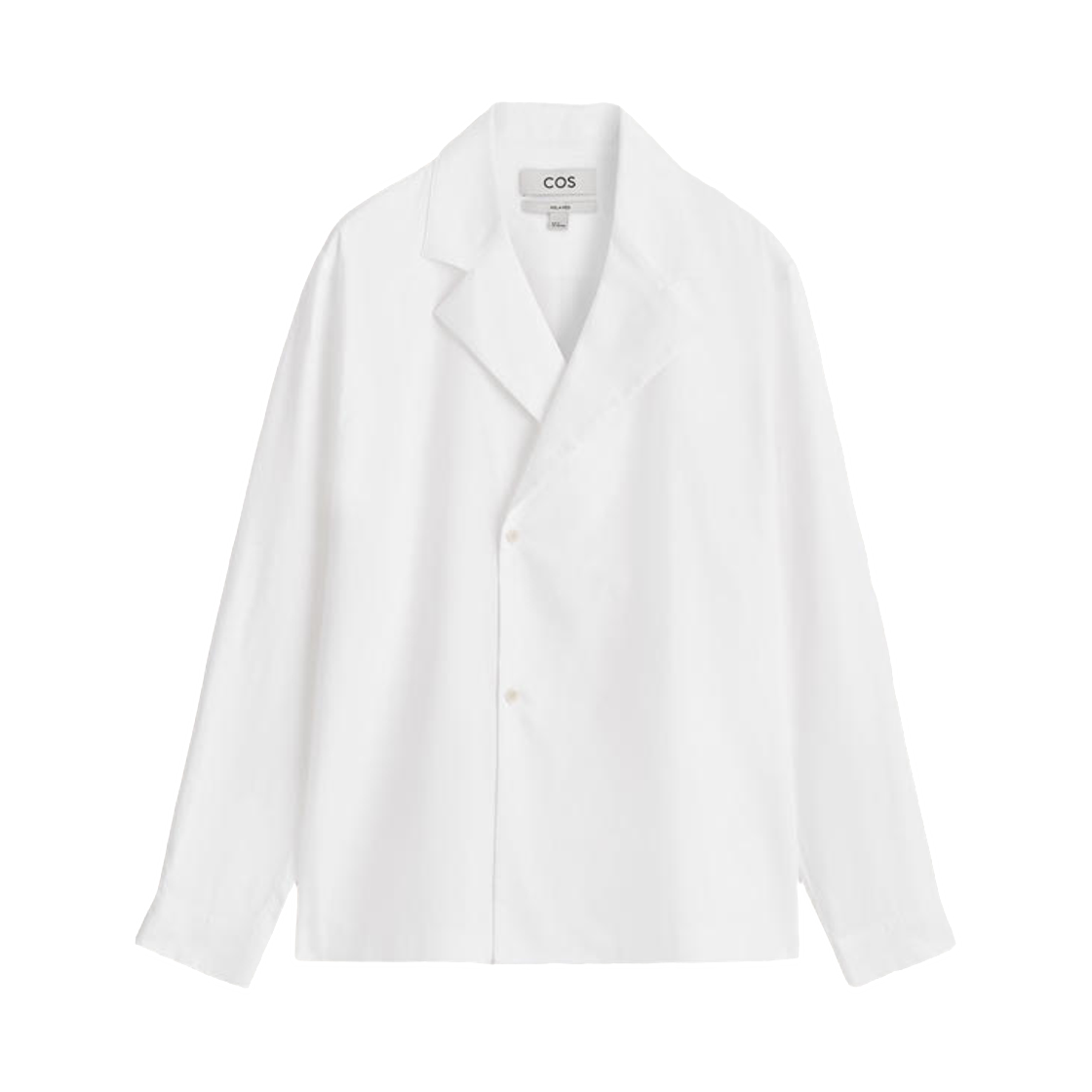 코스 더블 브레스티드 셔츠 화이트(COS Double Breasted Shirt White) - 1