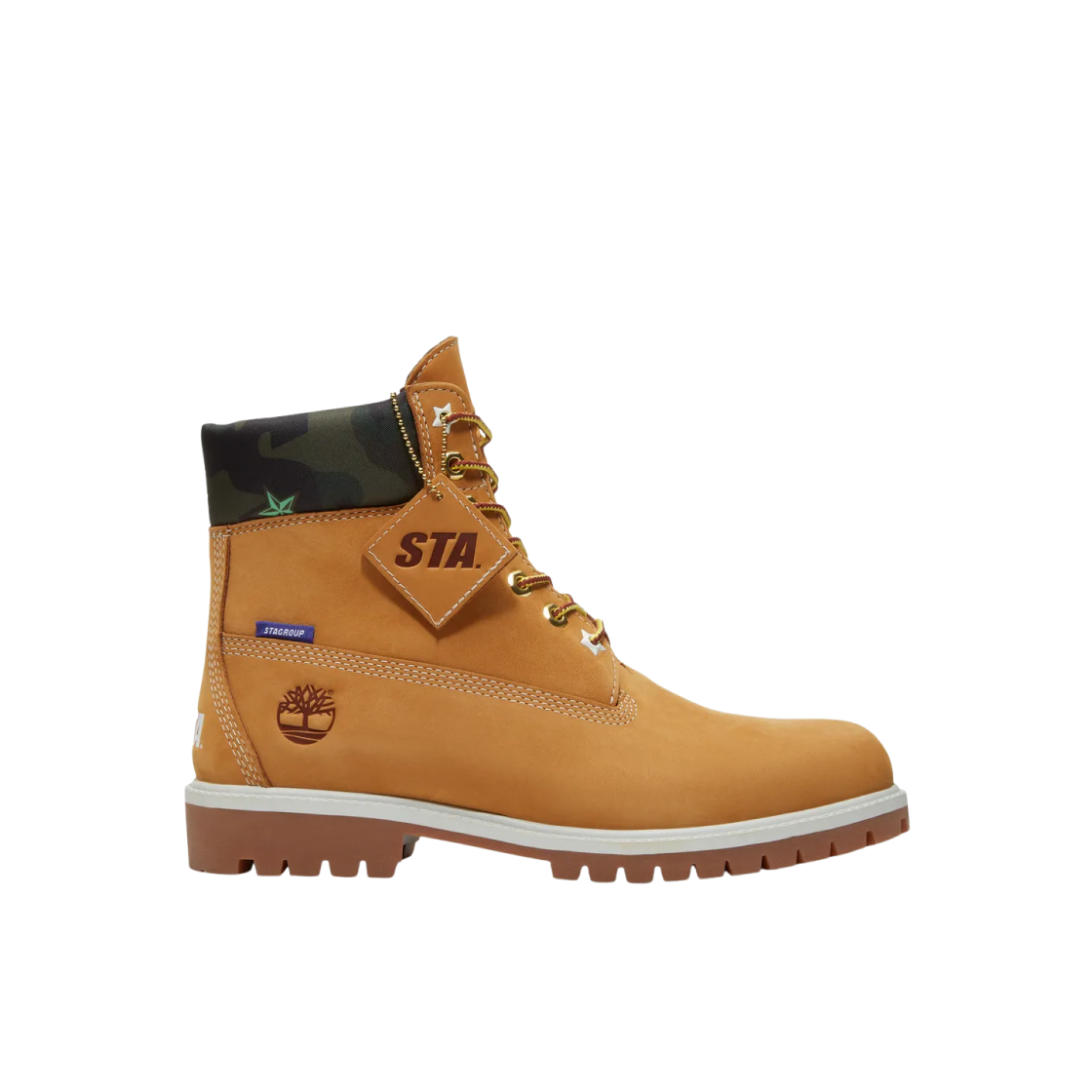 팀버랜드 x STA. 프리미엄 6인치 워터프루프 부츠 위트 브라운(Timberland x STA. Premium 6 Inch Waterproof Boots Wheat Brown) - 1