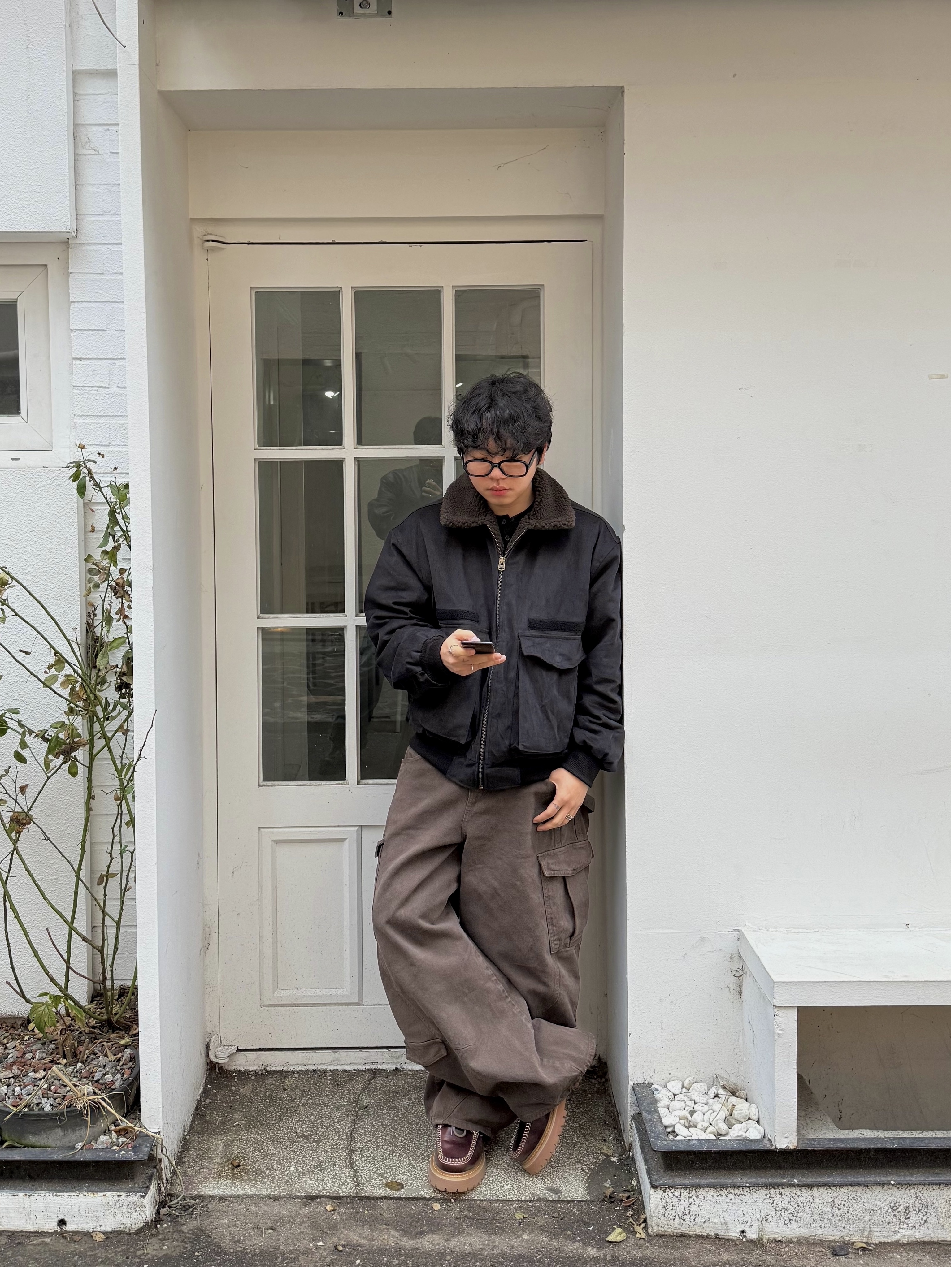 Timberland Classic 3-Eye Boat Shoes Brown - Wide, Gentle Monster x Maison Margiela MM114 Black Clear 착용 스타일 - 1