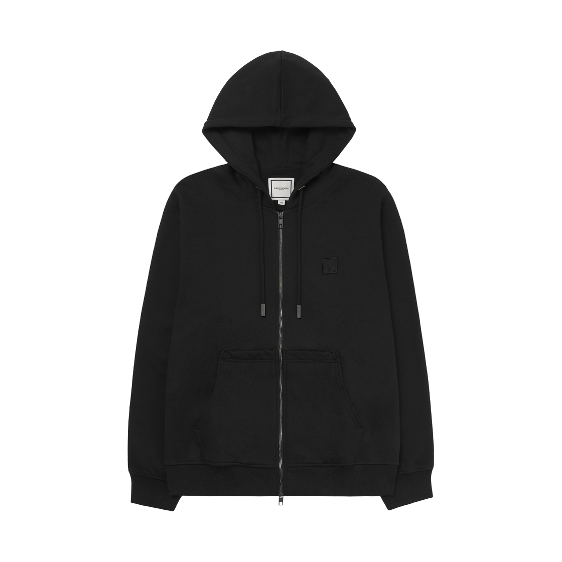 우영미 백로고 후드 집업 블랙 - 25FW(Wooyoungmi Back Logo Hoodie Zipup Black - 25FW) - 2