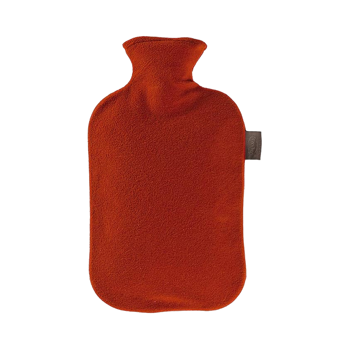 6530-42 Fashy Hot Water Bottle 2L with Fleece Cover Cranberry
