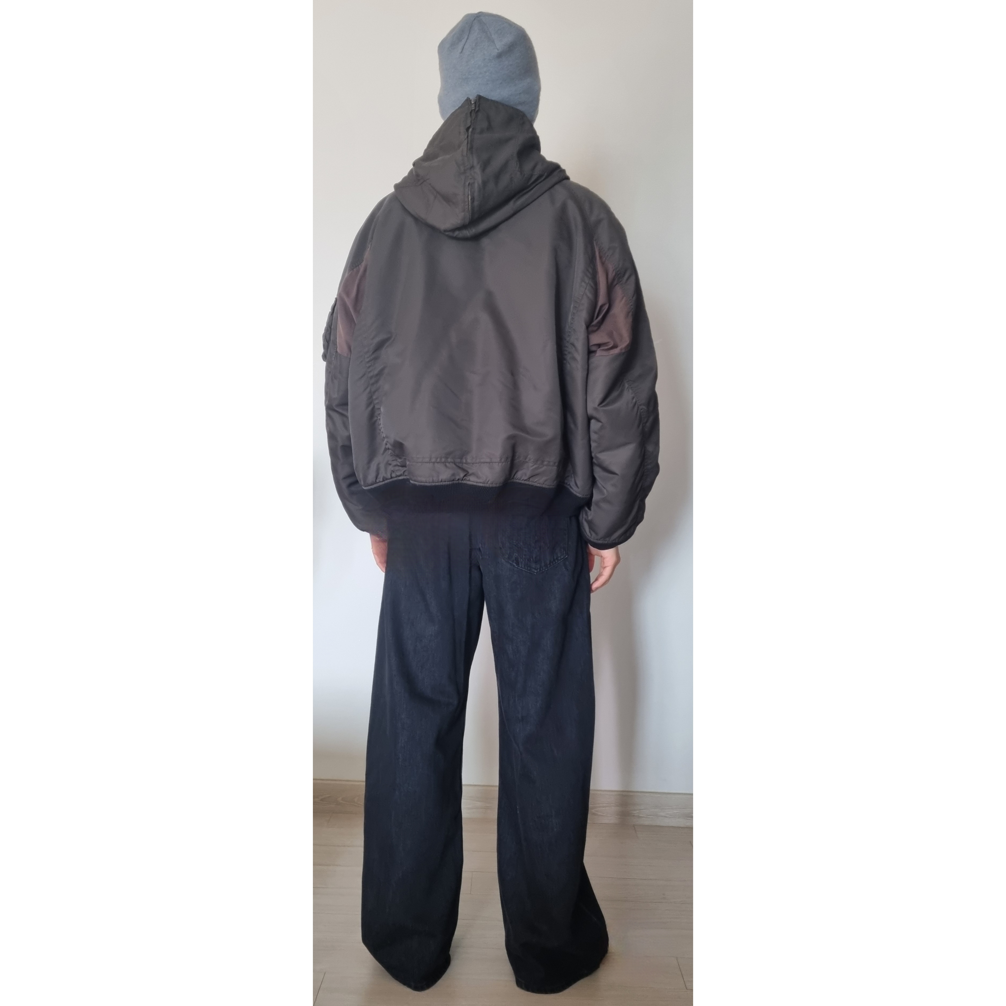 On Running x Post Archive Faction (Paf) Cloudmonster 2 Black Magnet 착용 스타일 - 3