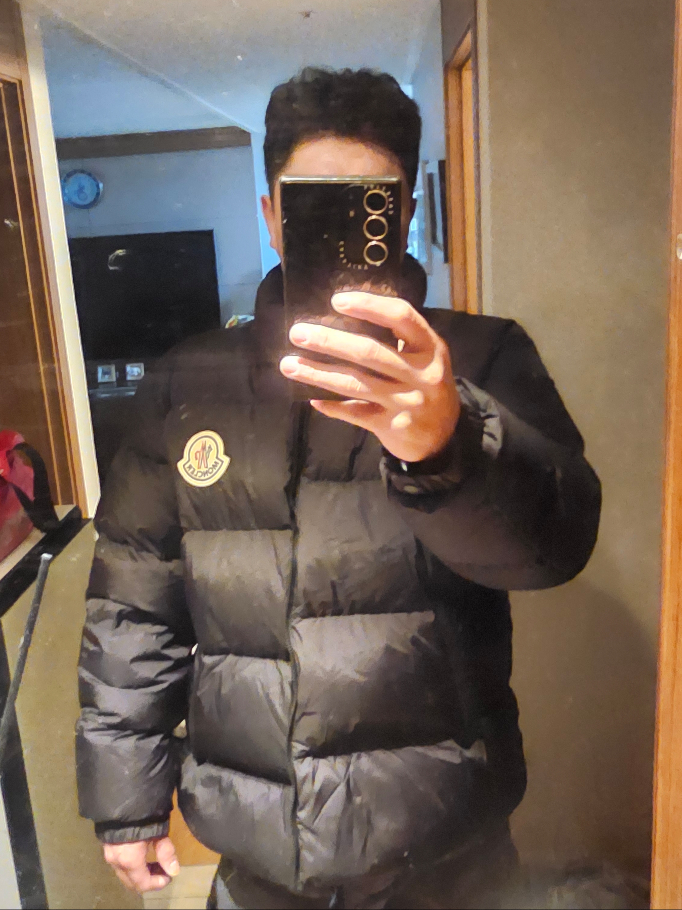 Moncler Citala Short Down Jacket Black - 23FW 착용 스타일