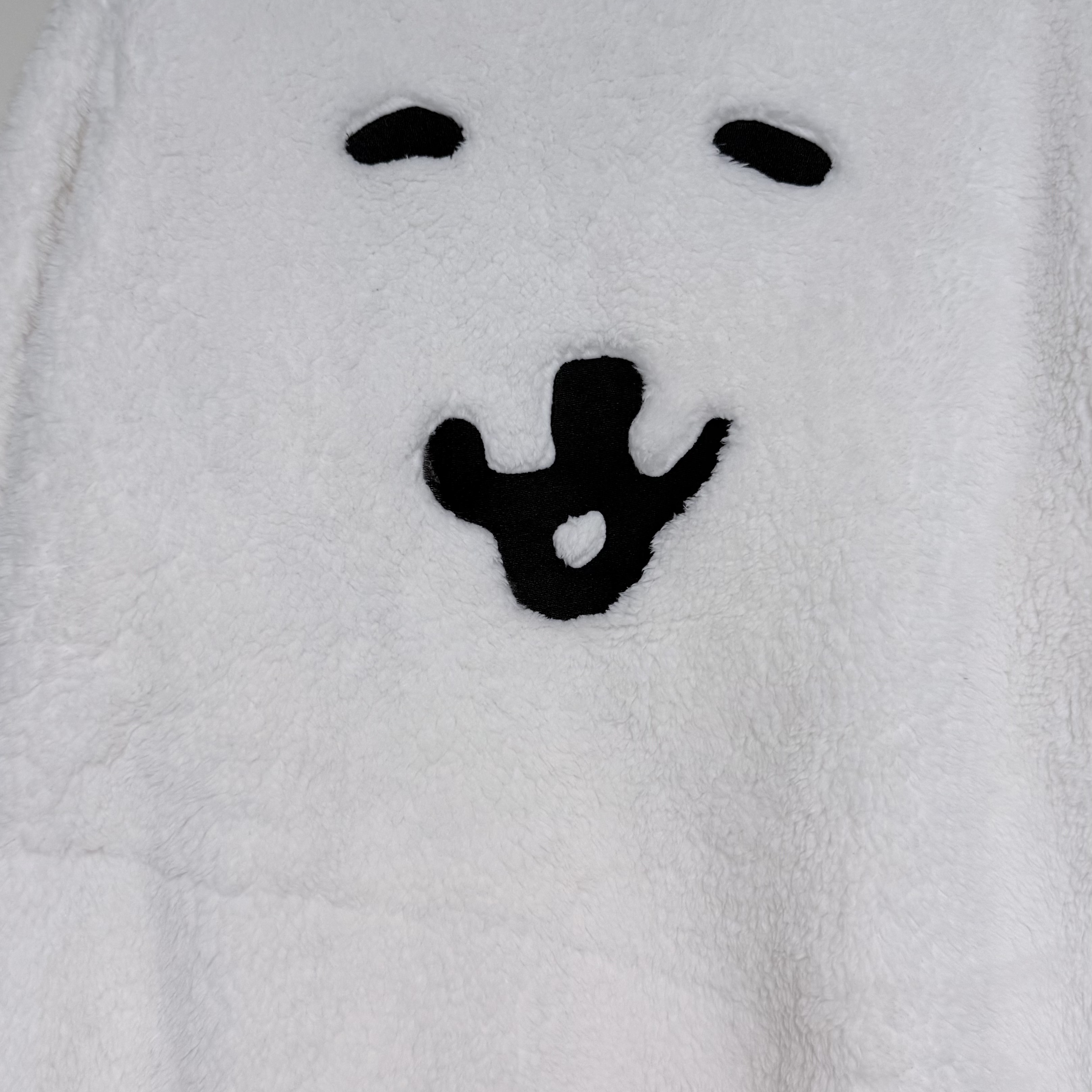 Spao Nongdamgom Fur Fleece Zip Up White 착용 스타일