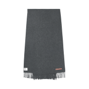 Acne Studios Narrow Wool Fringe Muffler Grey Melange