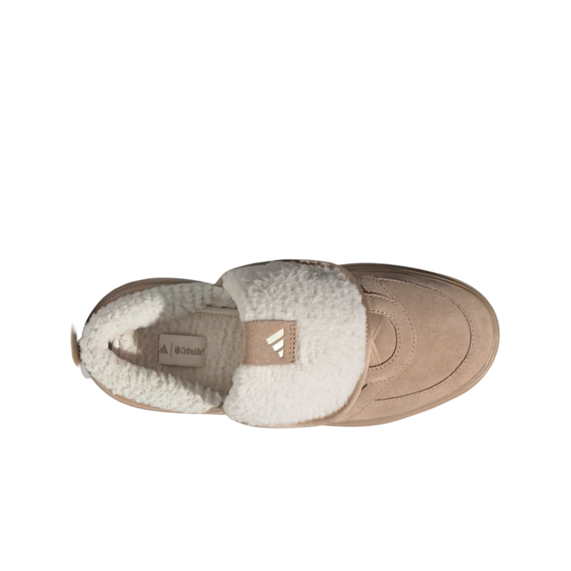 (W) 아디다스 그랜드 코트 뮬 웜 샌드스톤 원더 화이트((W) Adidas Grand Cour Mule Warm Sandstone Wonder White) - 2