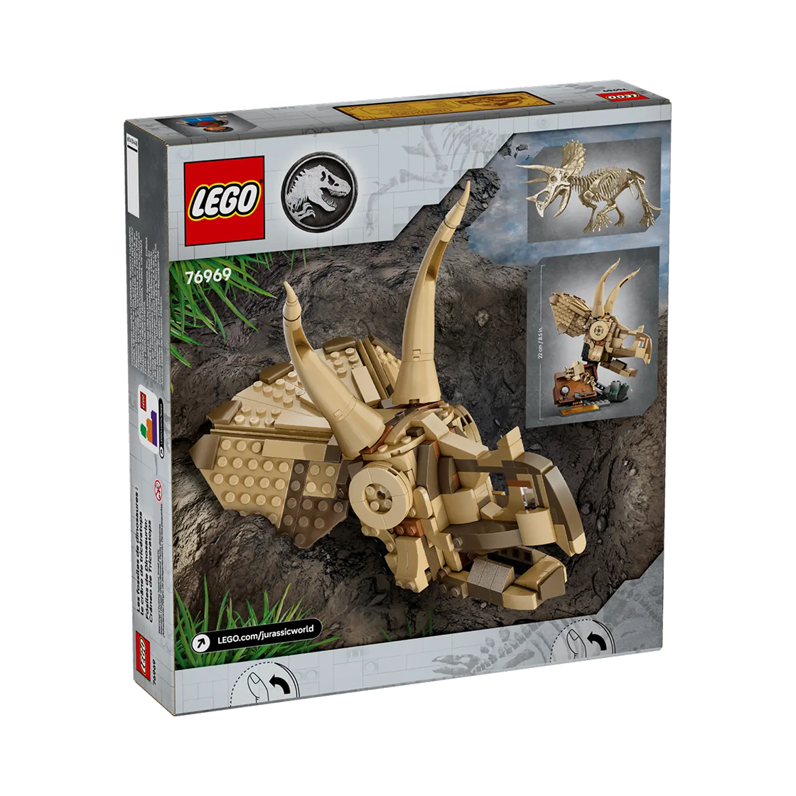 레고 쥬라기 월드 공룡 화석: 트리케라톱스 두개골(Lego Jurassic World Dinosaur Fossils: Triceratops Skull) - 2