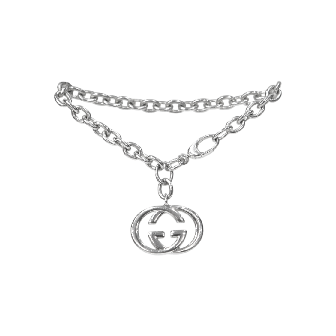 구찌 인터로킹 G 실버 팔찌 A-B43137(Gucci Interlocking G Silver Bracelet A-B43137)