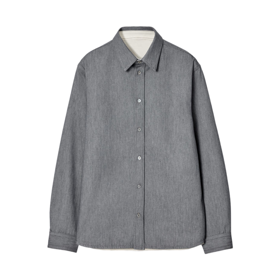 1270770002 COS Relaxed Denim Overshirt Grey