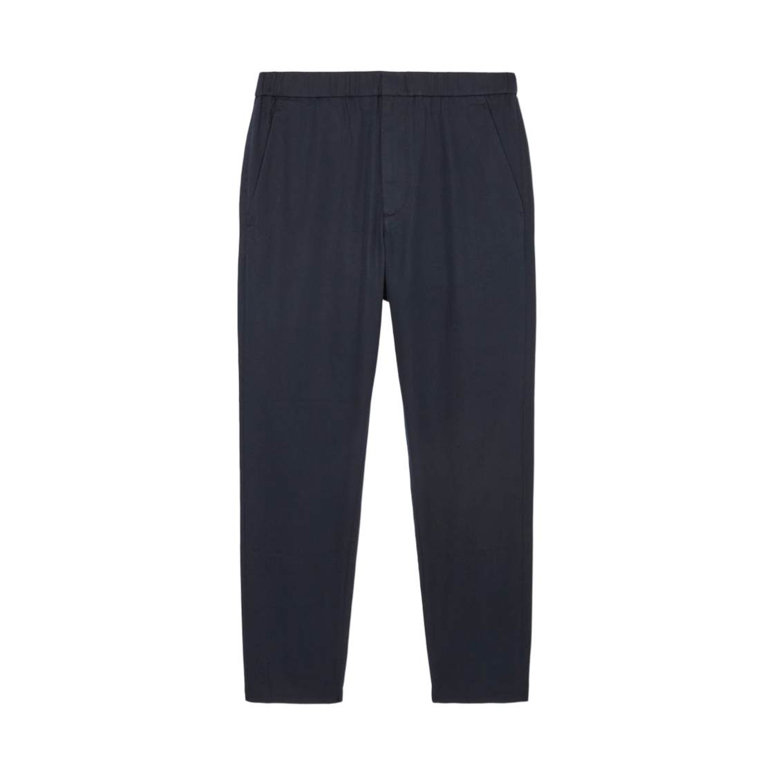 1171192004 COS Elasticated Tapered Twill Trousers Navy