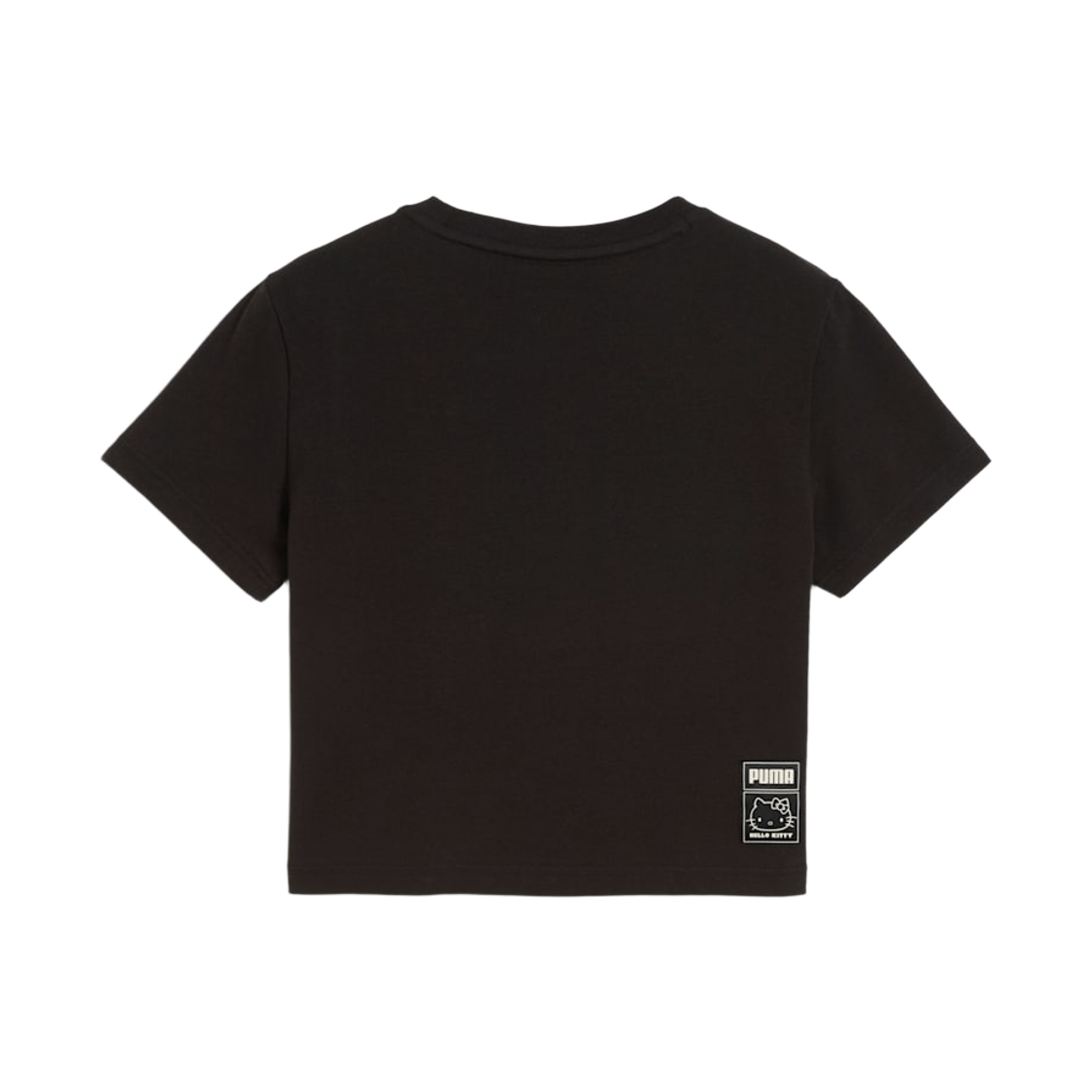 (W) 푸마 x 헬로 키티 앤 프렌즈 그래픽 베이비 티셔츠 블랙((W) Puma x Hello Kitty and Friends Graphic Baby T-Shirt Black) - 2