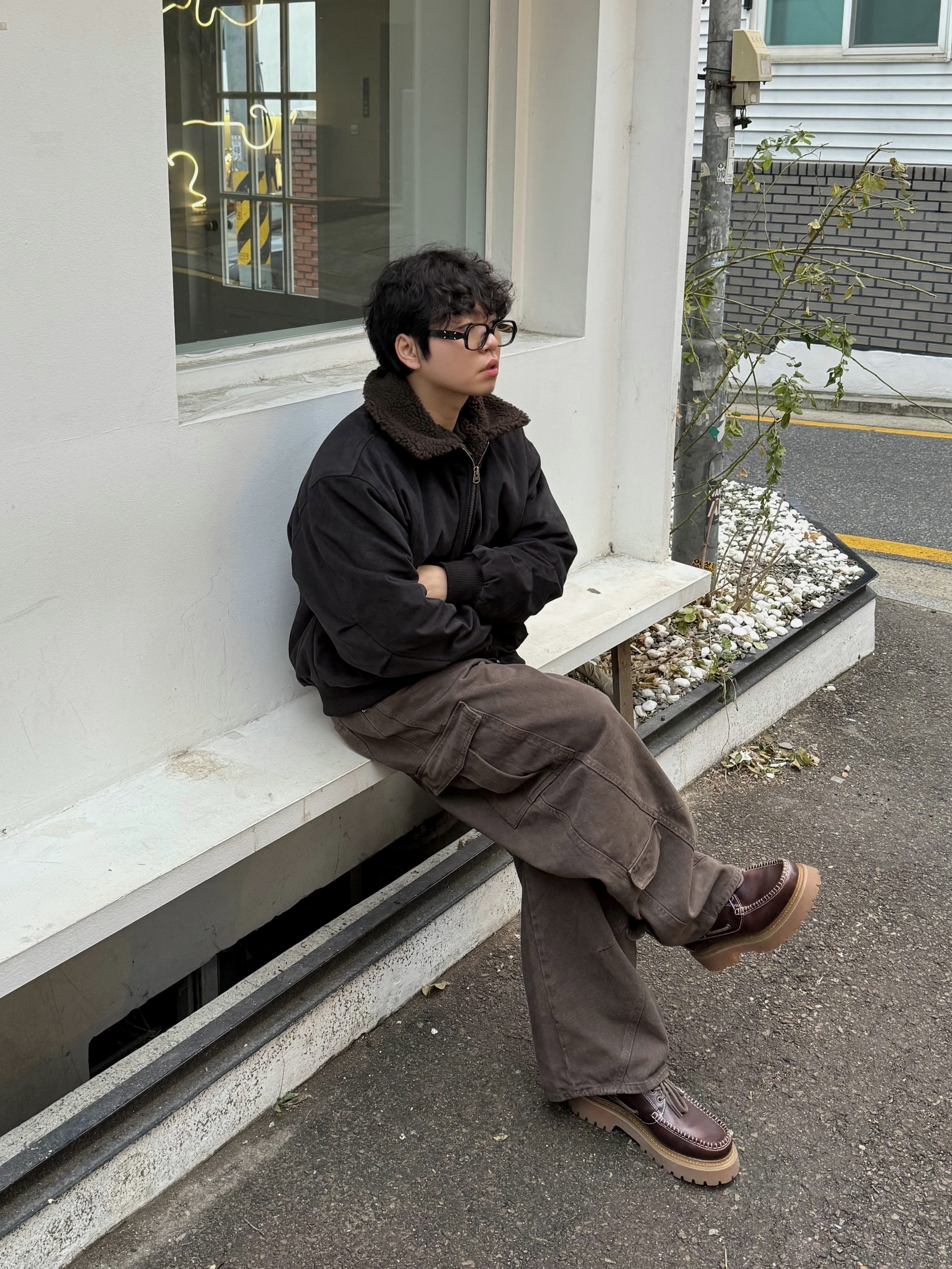 Timberland Classic 3-Eye Boat Shoes Brown - Wide, Gentle Monster x Maison Margiela MM114 Black Clear 착용 스타일 - 6