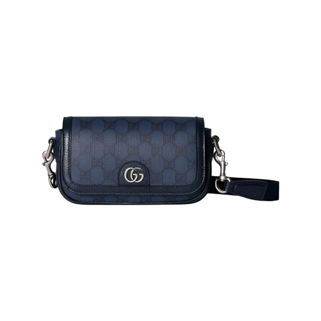 795466-2ZGMN-8441 Gucci Ophidia Super Mini Shoulder Bag Dark Blue