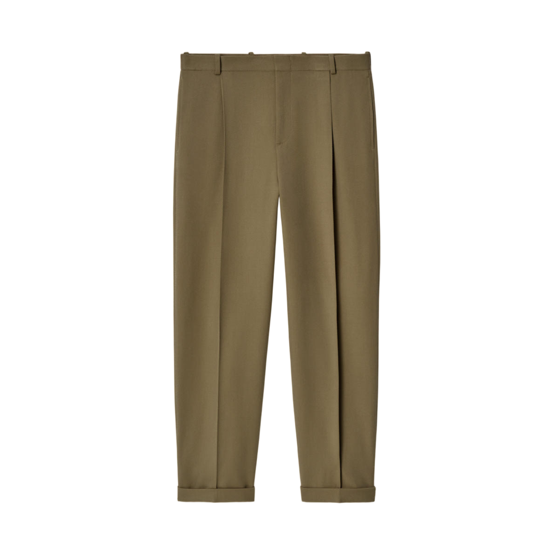 코스 울 트윌 턴업 트라우저 다크 베이지(COS Wool Twill Turn Up Trousers Dark Beige) - 1
