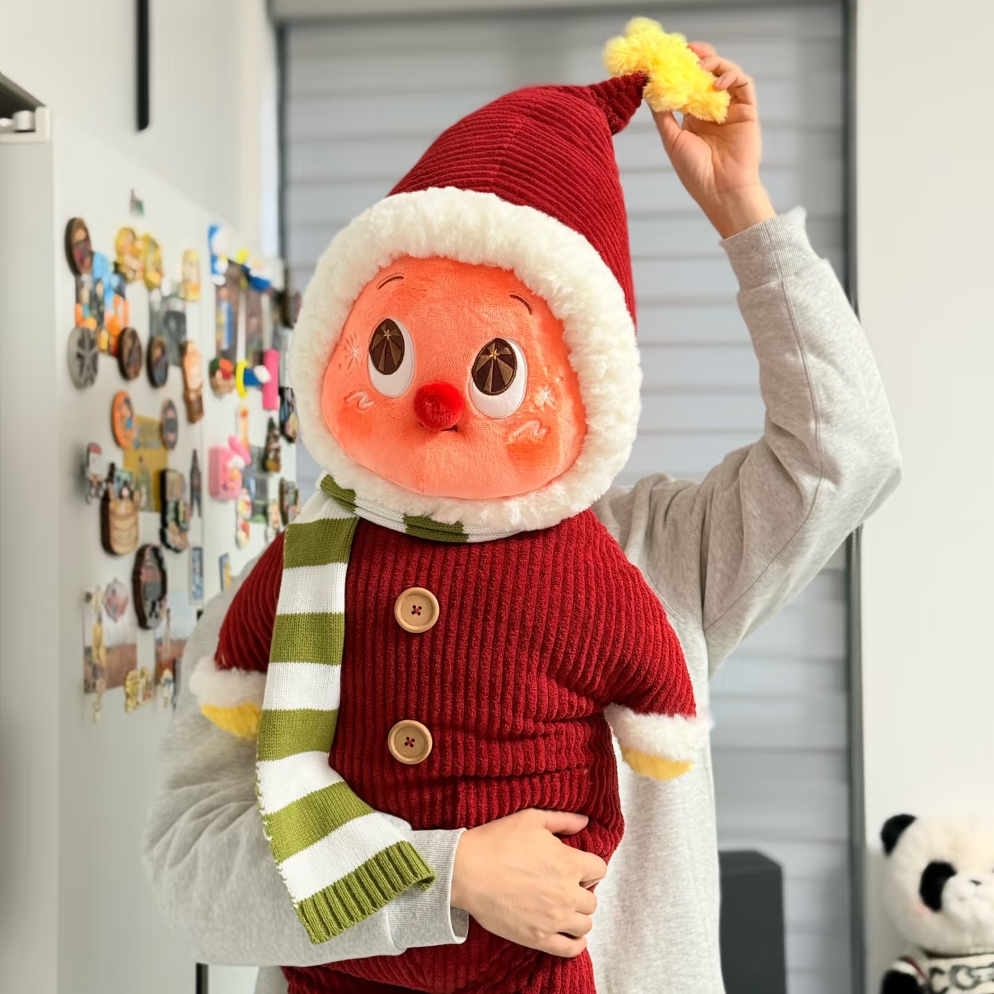 Pop Mart Apple Of My Eye Series Twinkle Twinkle Plush Doll Pillow 착용 스타일 - 5