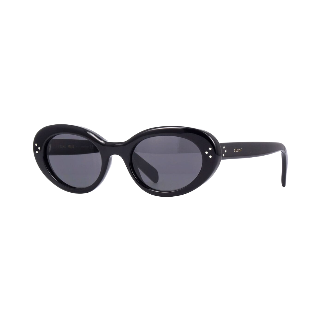 CL40193I-01A (W) Celine Cat Eye S193 Sunglasse in Acetate Black