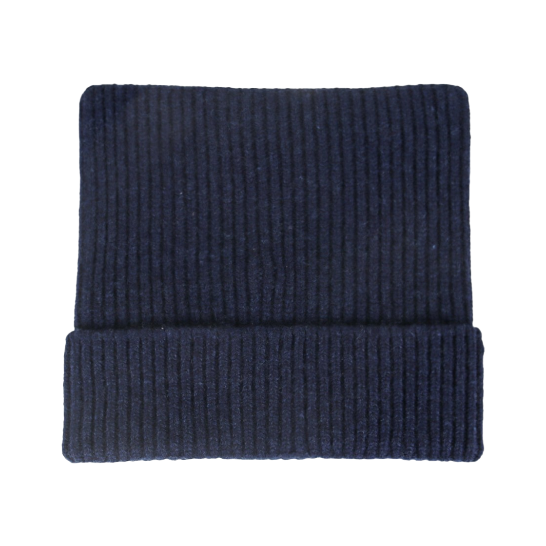 아크네 스튜디오 페이스 로고 스퀘어 비니 네이비 멜란지(Acne Studios Face Logo Square Beanie Navy Melange) - 2