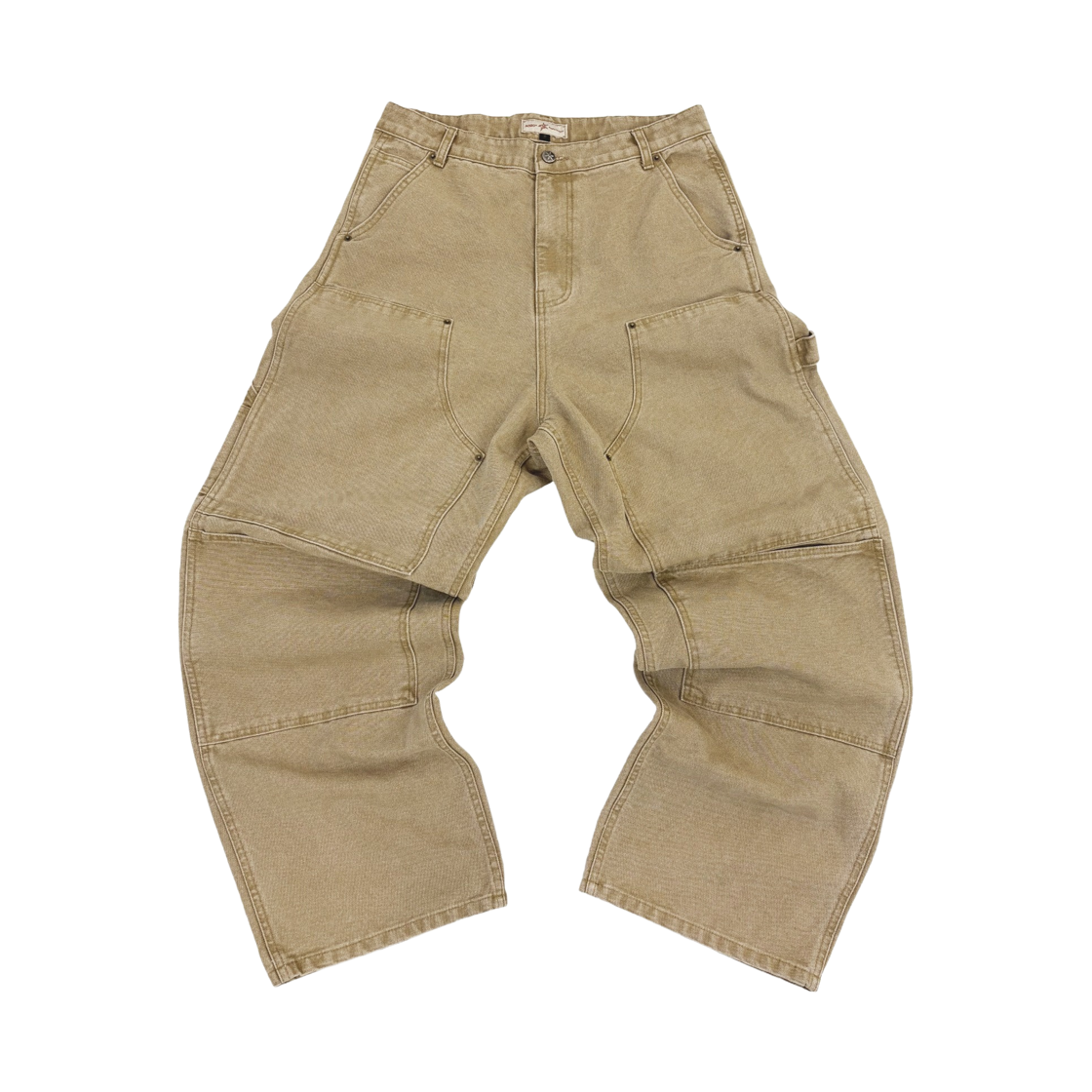 아오이로 커트 더블 니 팬츠 탄 2026(Aoiro Cutted Double Knee Pants Tan 2026)