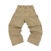 Aoiro Cutted Double Knee Pants Tan 2026