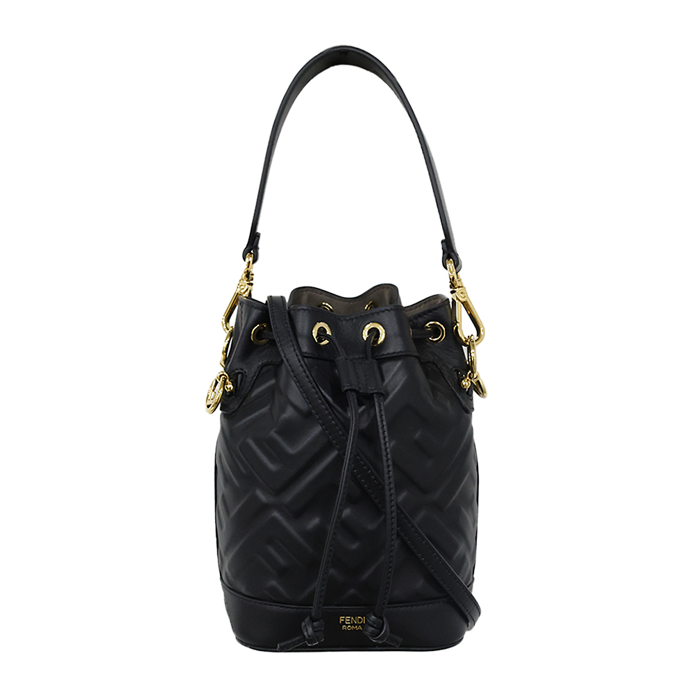 8BS093 ANWT F0KUR [15%쿠폰]Fendi Montresor FF Shoulder Bag Black