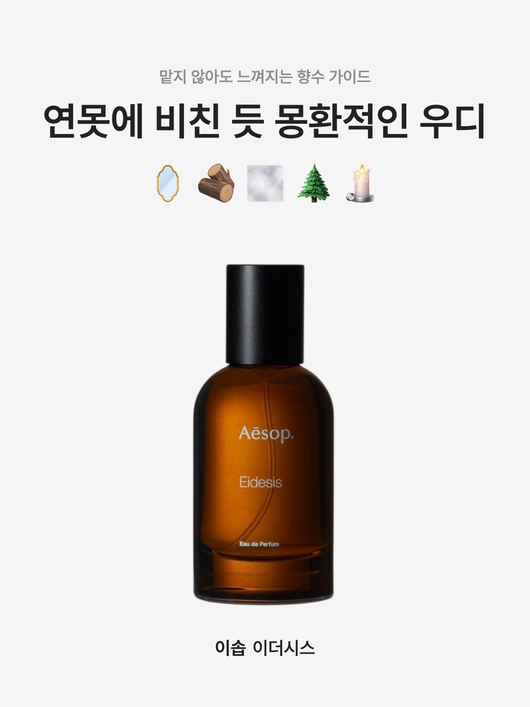 Aesop Eidesis Eau De Parfum 50ml 착용 스타일 - 1