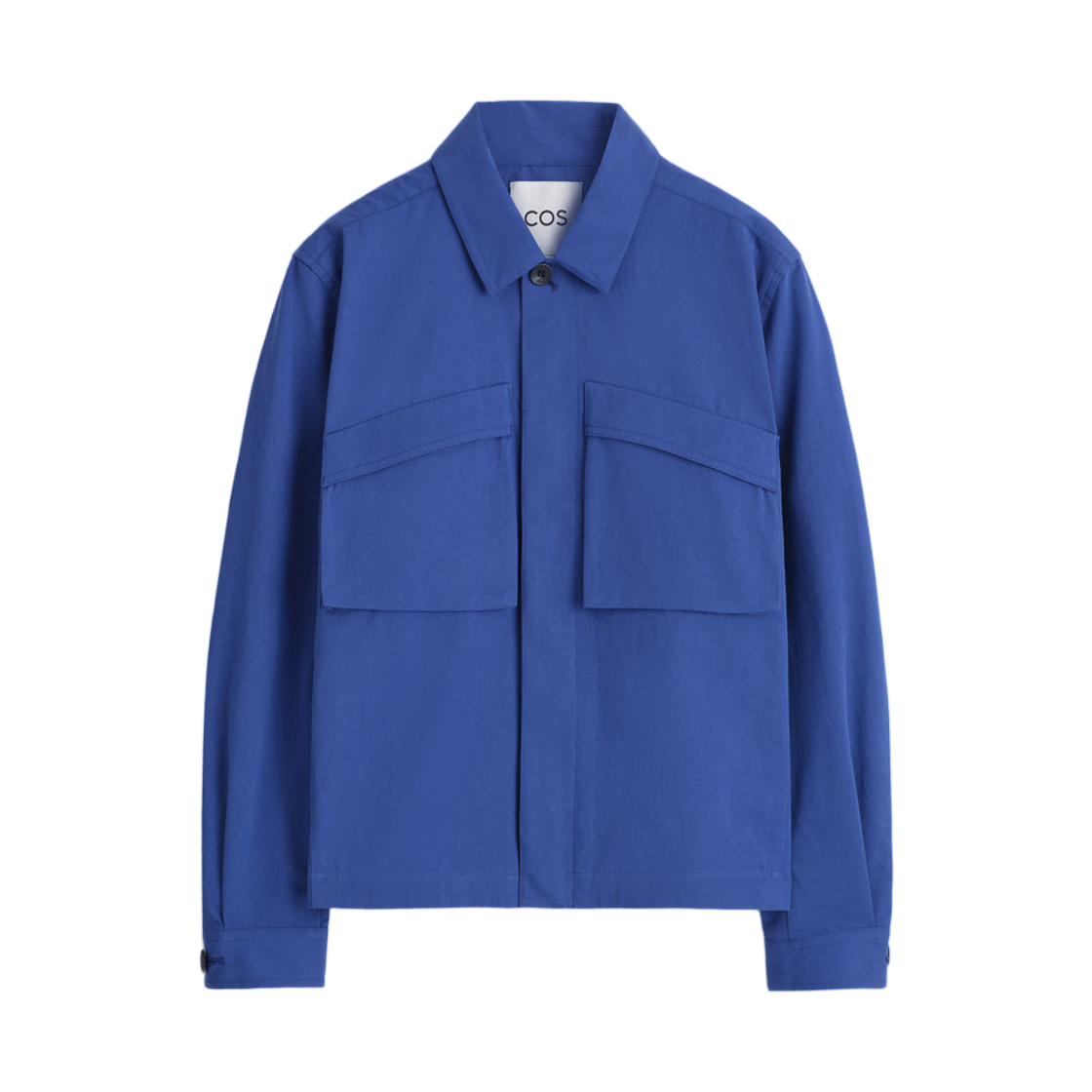 코스 유틸리티 코튼 트윌 오버셔츠 블루(COS Utility Cotton Twill Overshirt Blue) - 1