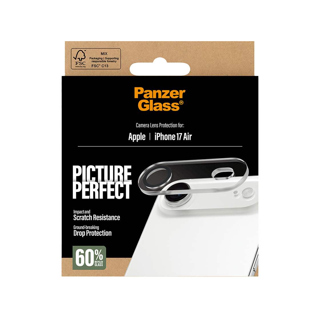 PG58879 PANZERGLASS PicturePerfect Camera Lens Protector iPhone 17 Air