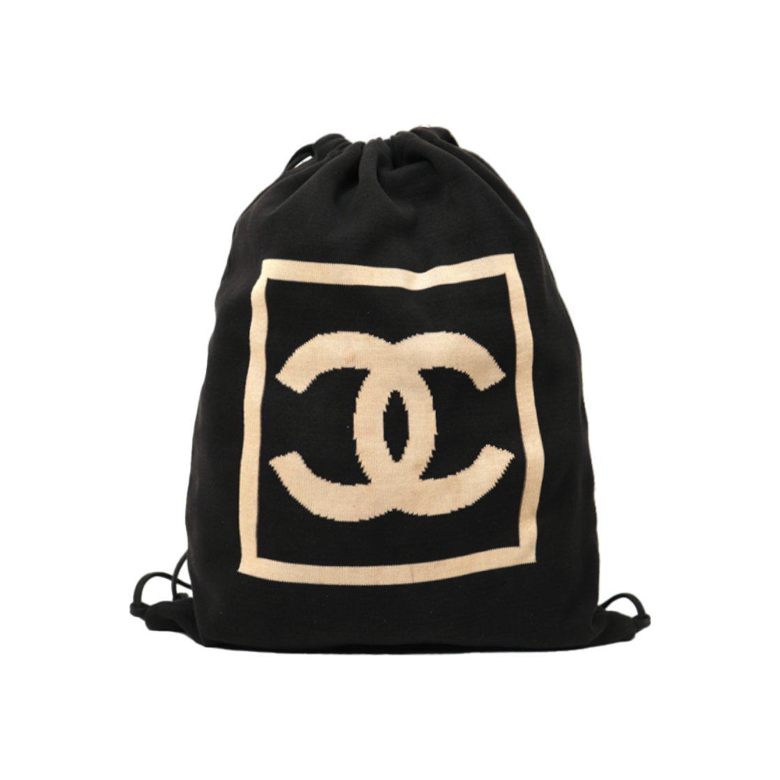 샤넬 블랙 스포츠 드로우스트링 백팩 A-A36407(Chanel Black Sport Drawstring Backpack A-A36407) - 1