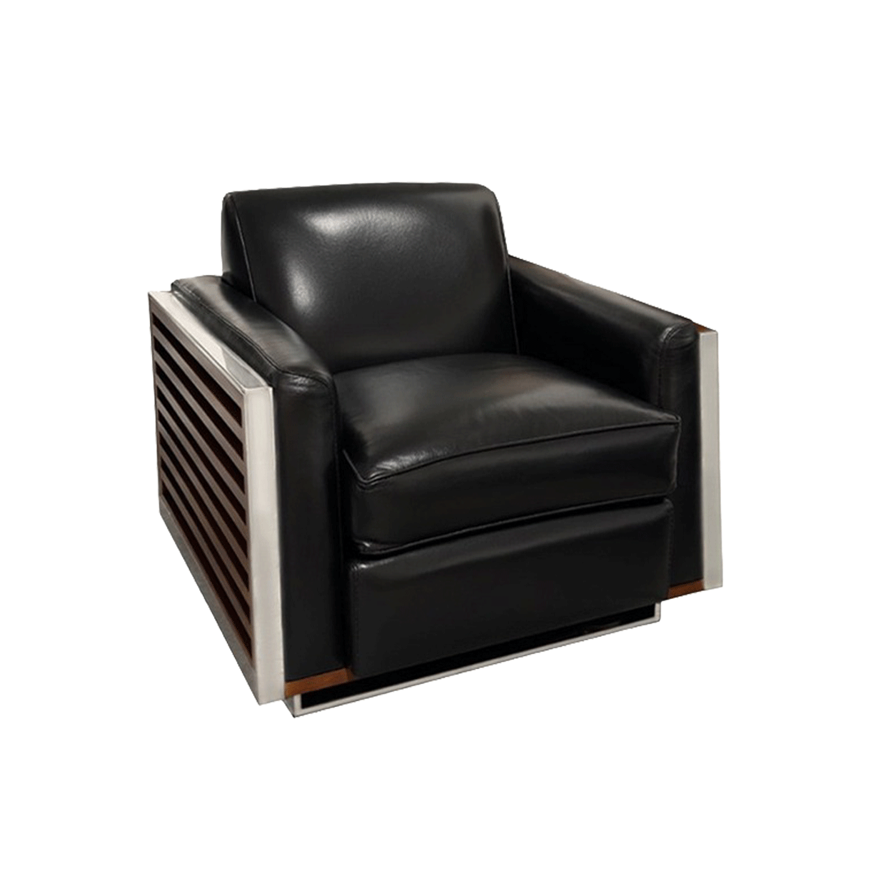 드비저리 프랑스 드비저리 나폴리 1인 가죽소파 블랙([3% 포인트 적립] DE BEJARRY Napoli 1-person sofa club chair black) - 1