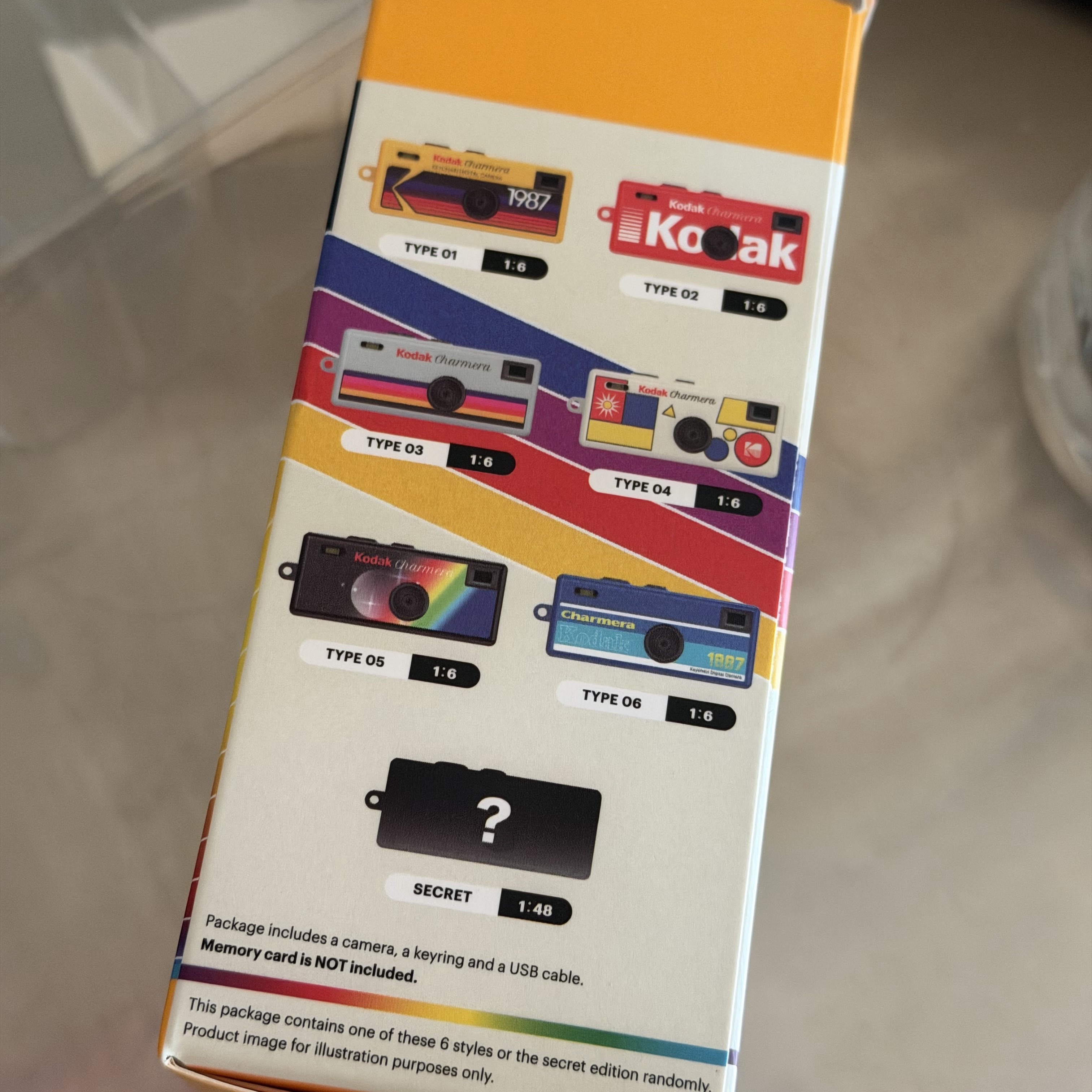 Kodak Charmera Key Chain Film Camera Sealed Case (1 Blind Box) 착용 스타일 - 2