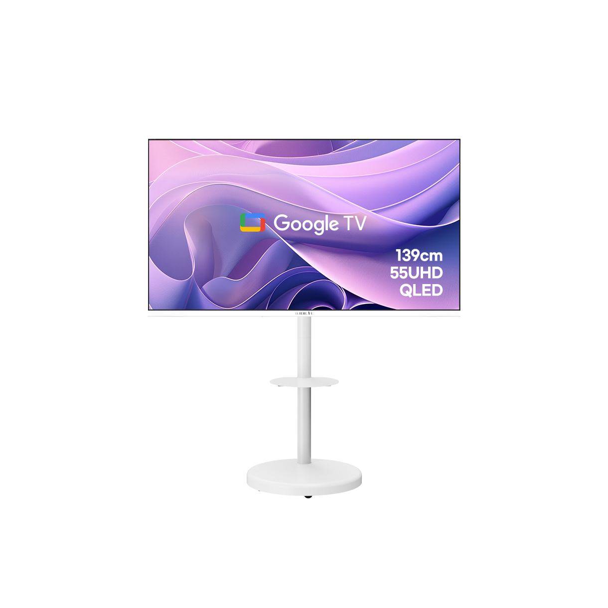 [12% 쿠폰] 와이드뷰 와이드무빙뷰 화이트에디션 대형 삼탠바이미 세트 QLED 139cm(55인치) 4K UHD 스마트 이동식 TV([12% 쿠폰] WIDEVU WideMovingVu White Edition Set QLED 139cm (55 in) 4K UHD Smart Mobile TV)