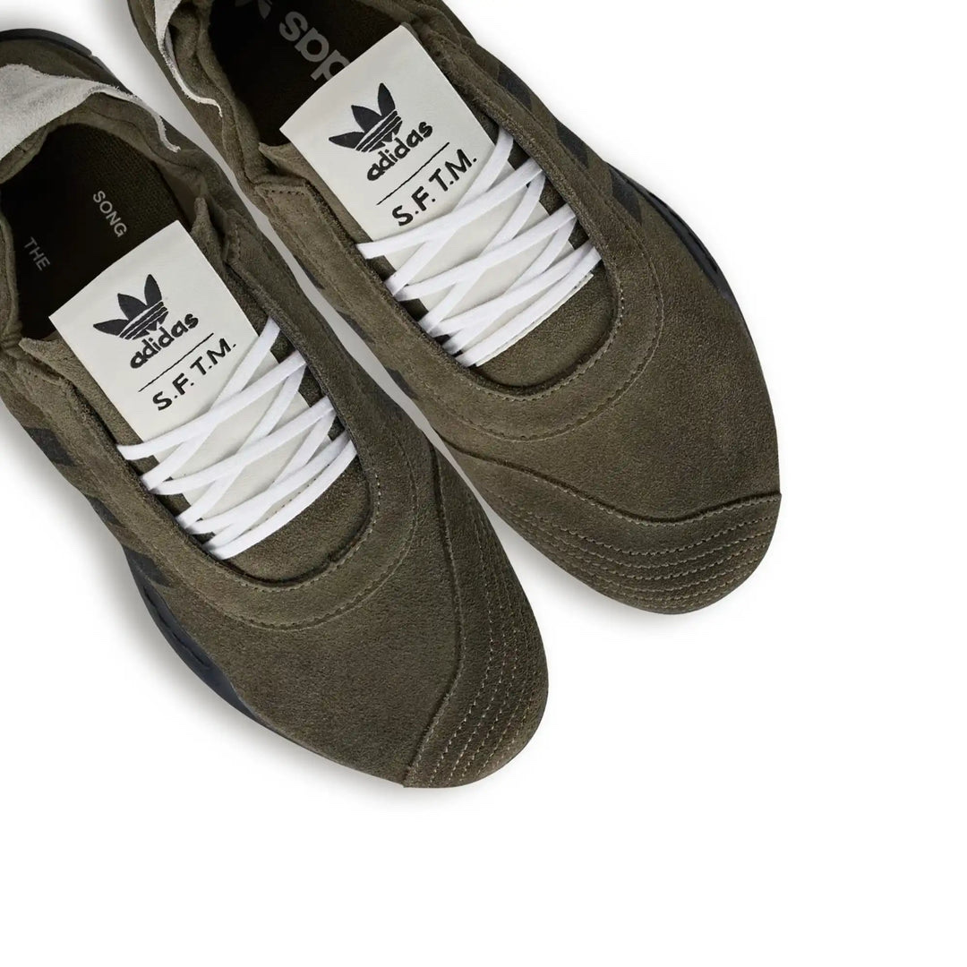 (W) Adidas x Song for the Mute Taekwondo Mei Olive Core Black 착용 스타일