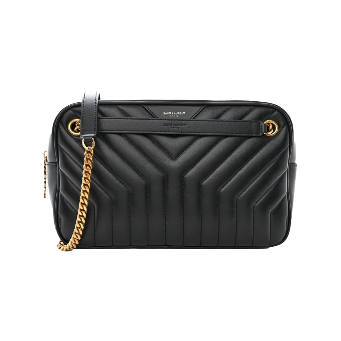 617691-0VGN7-1000 Saint Laurent Quilted Joan Crossbody Bag Black