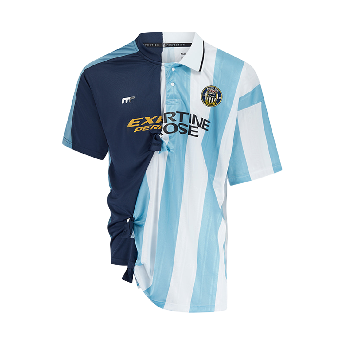 마틴 로즈 콜라주 풋볼 탑 블루(Martine Rose Collage Football Top Blue)