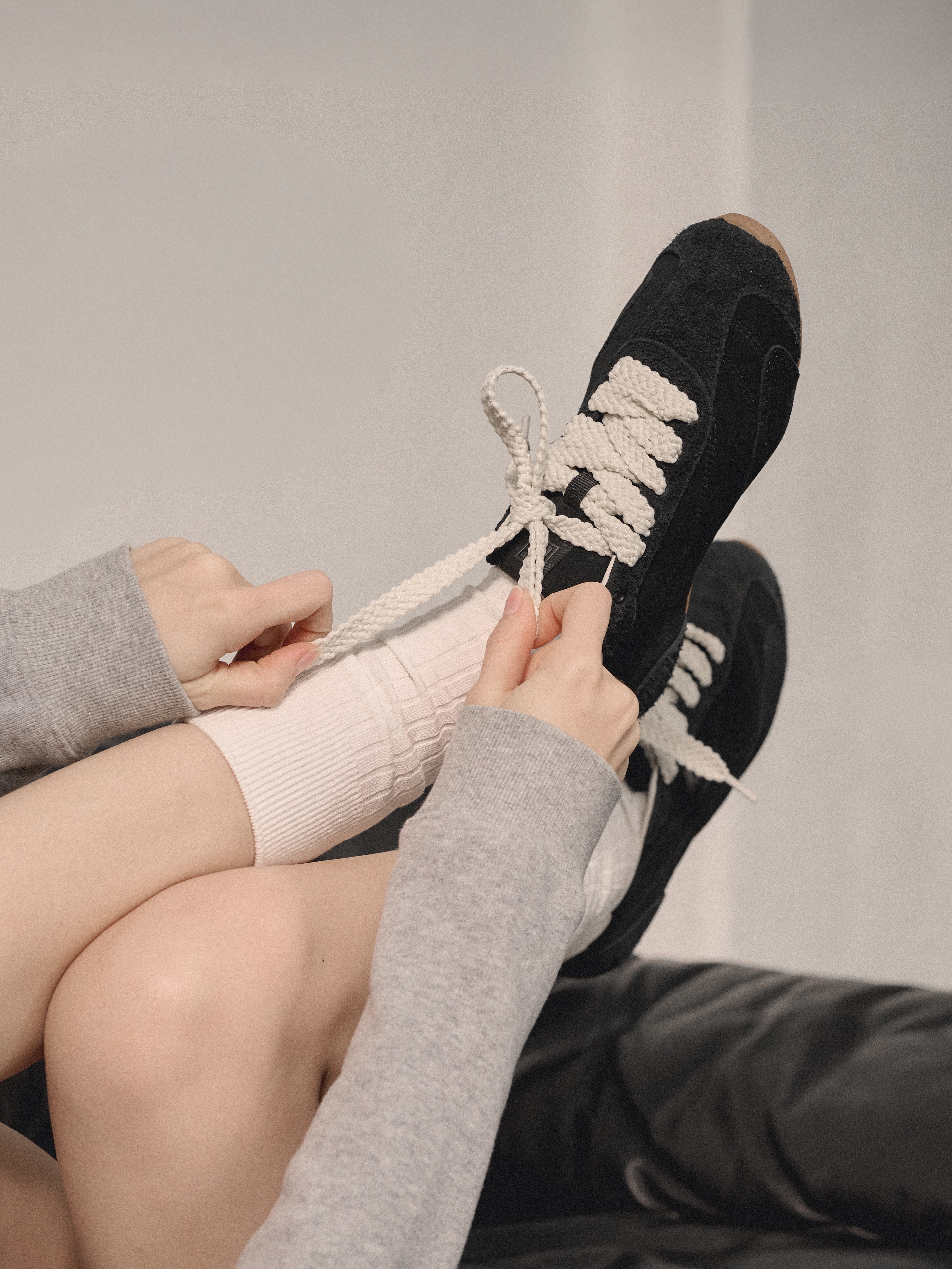 [6% 적립] FILA Ritmo Sleek LX Matcha, [6% 적립] FILA Ritmo Sleek LX Yellow 착용 스타일 - 5