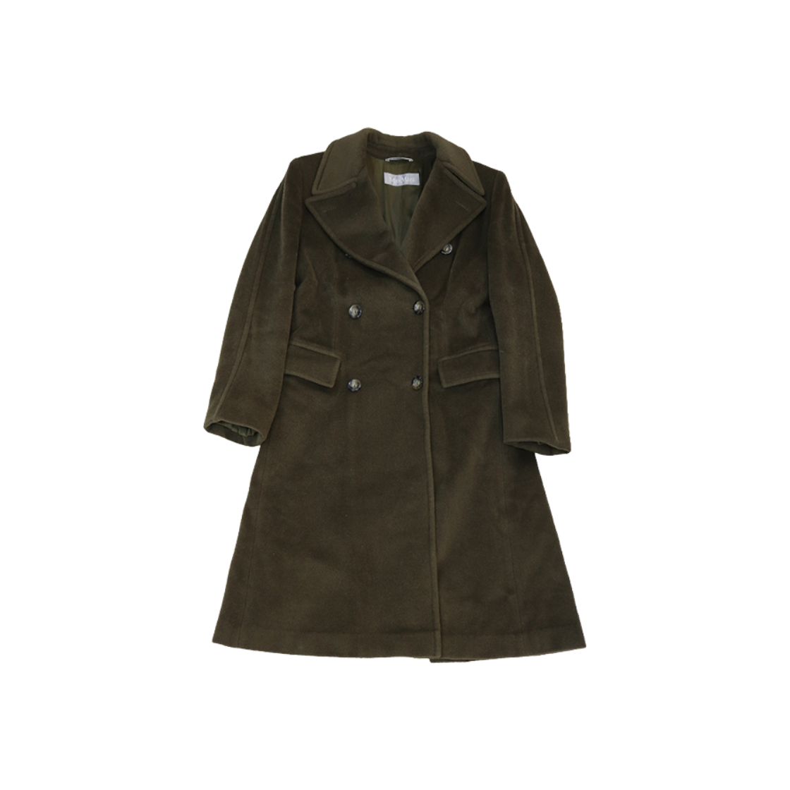 ITADEDMVP56E Max Mara Khaki Wool Coat C-C44008