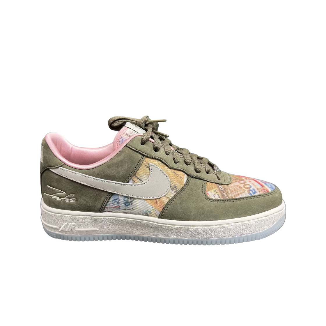 나이키 x 퓨추라 래버러토리 에어포스 1 플로우 LXX 미디움 올리브 세일(Nike x Futura Laboratories Air Force 1 Flow LXX Medium Olive Sail) - 1