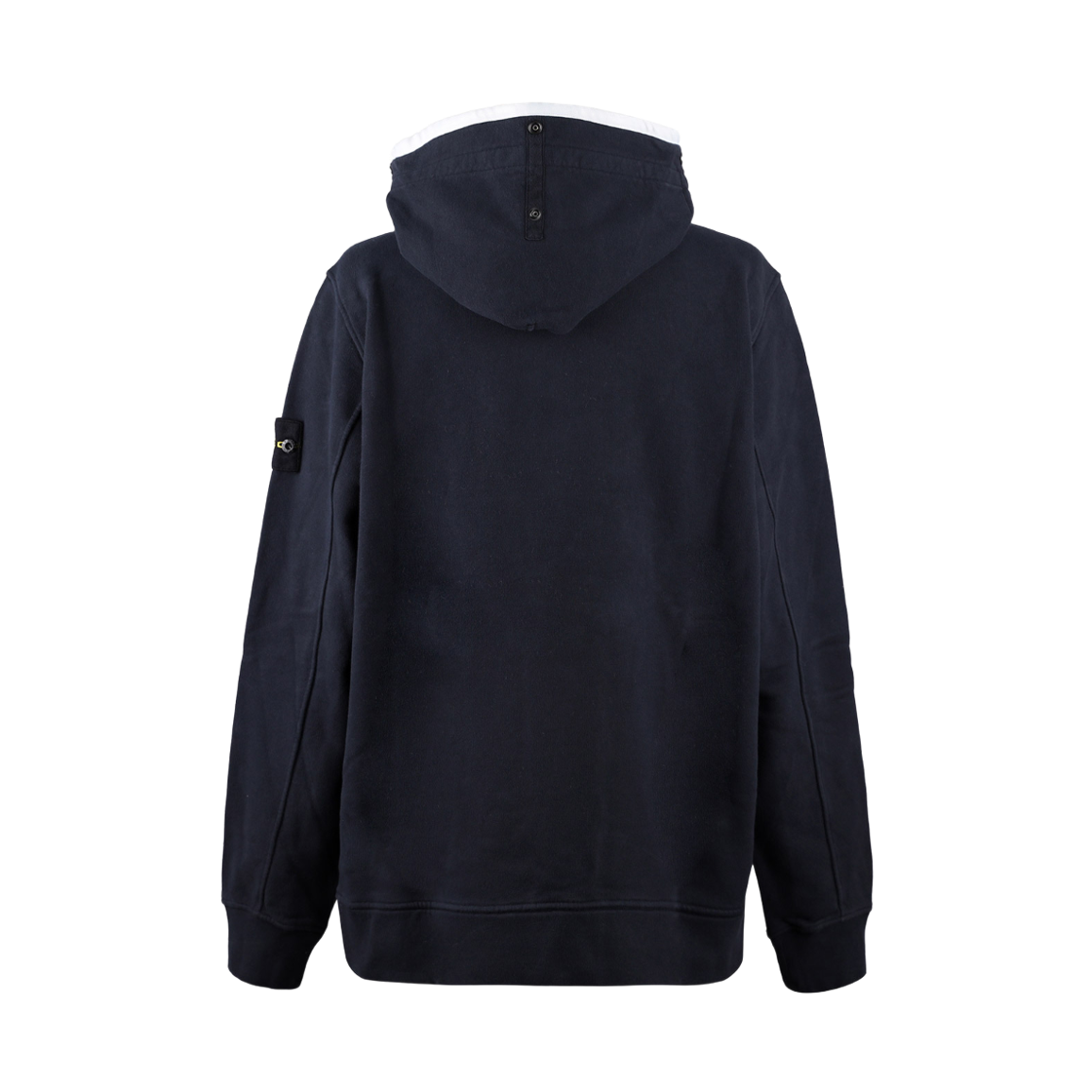 스톤 아일랜드 60620 브러쉬드 코튼 플리스 후드 스웨트셔츠 네이비 블루 - 21FW(Stone Island 60620 Brushed Cotton Fleece Hooded Sweatshirt Navy Blue - 21FW) - 2