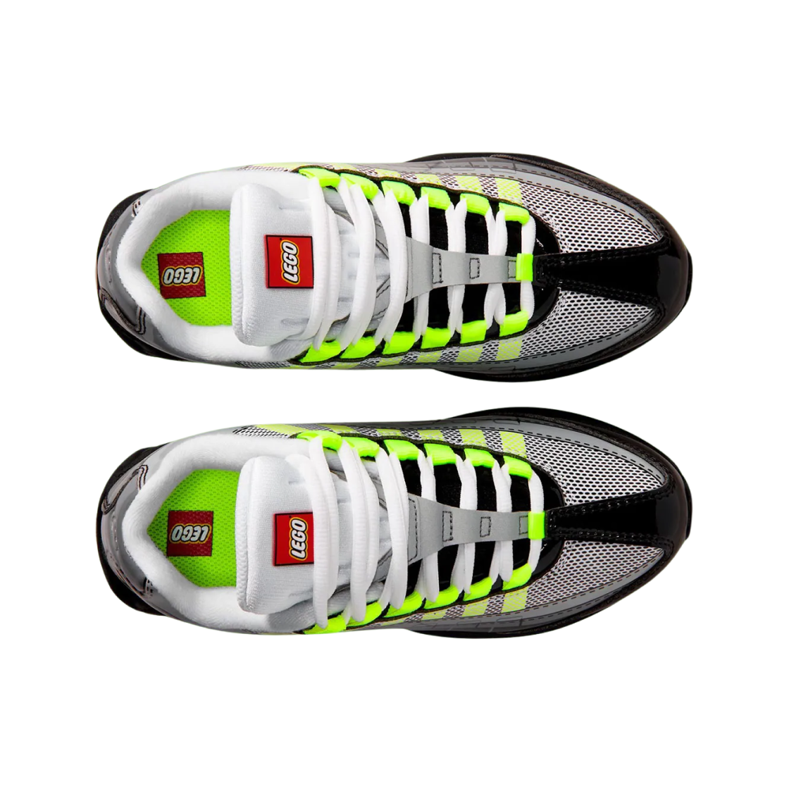 (GS) 나이키 x 레고 에어맥스 95 블랙 메탈릭 실버((GS) Nike x Lego Air Max 95 Black Metallic Silver) - 2