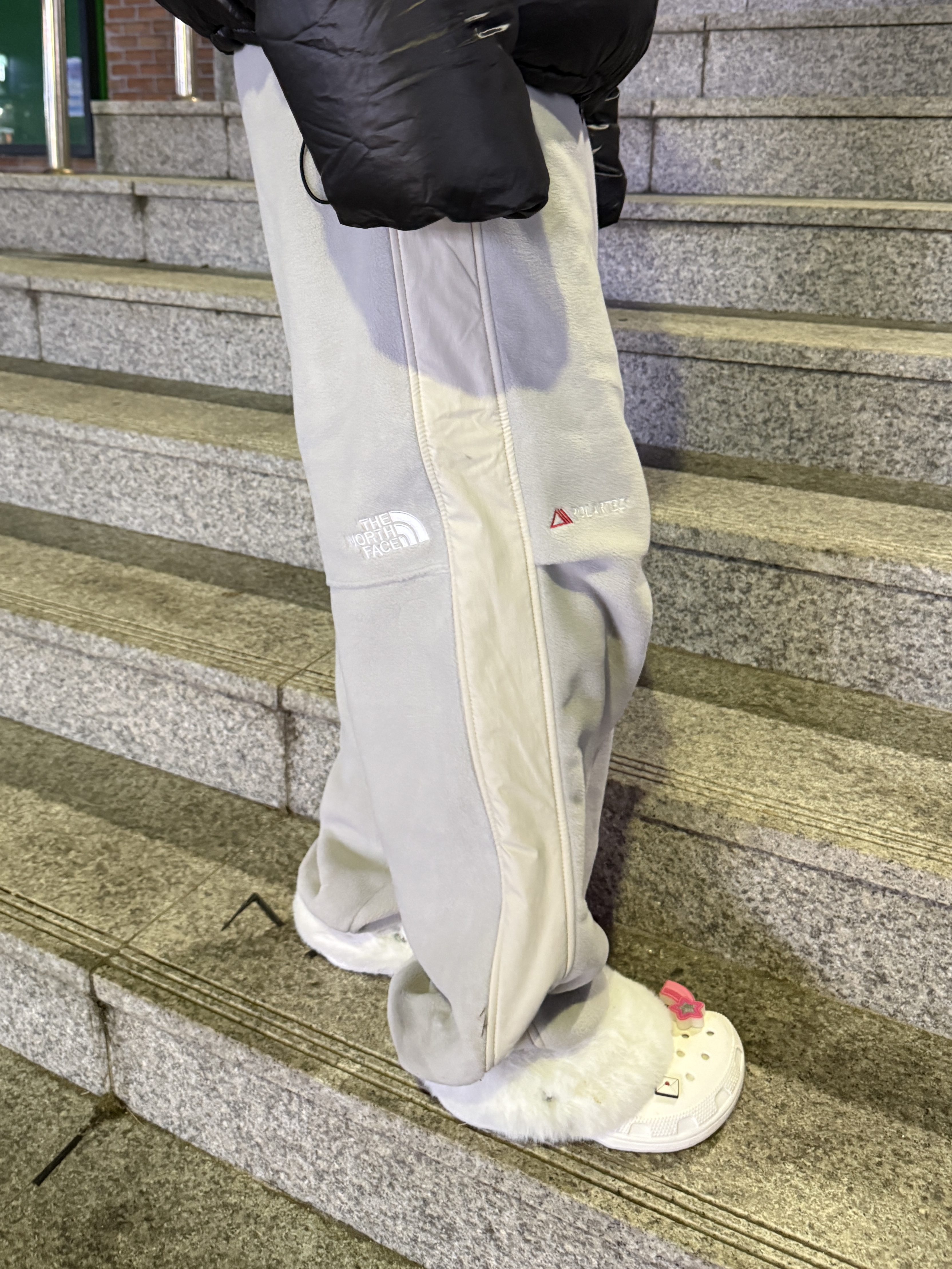 The North Face Banff Fleece Pants Black, The North Face Banff Fleece Pants Stone Gray 착용 스타일