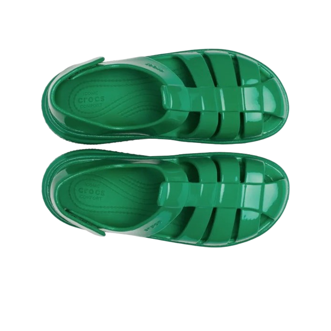 크록스 스톰프 피셔맨 하이 샤인 샌들 그린 아이비(Crocs Stomp Fisherman High Shine Sandal Green Ivy) - 2
