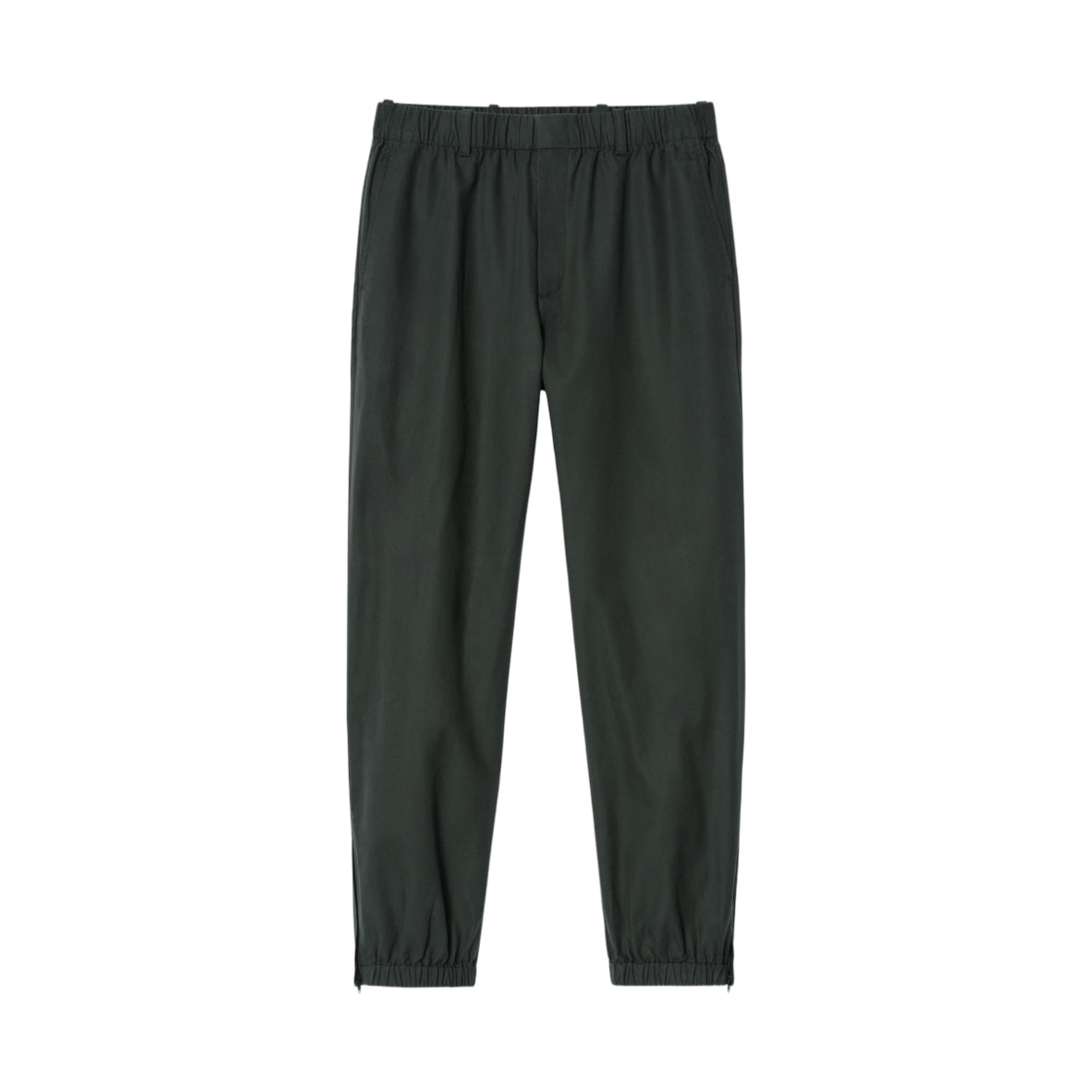 코스 레귤러 핏 테이퍼드 트라우저 다크 그린(COS Elasticated Tapered Trousers Dark Green) - 1