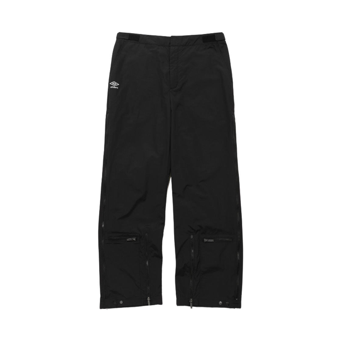 UP422CPTN0-BLK0 Umbro x Leey Camo Side Zipper Track Pants Black