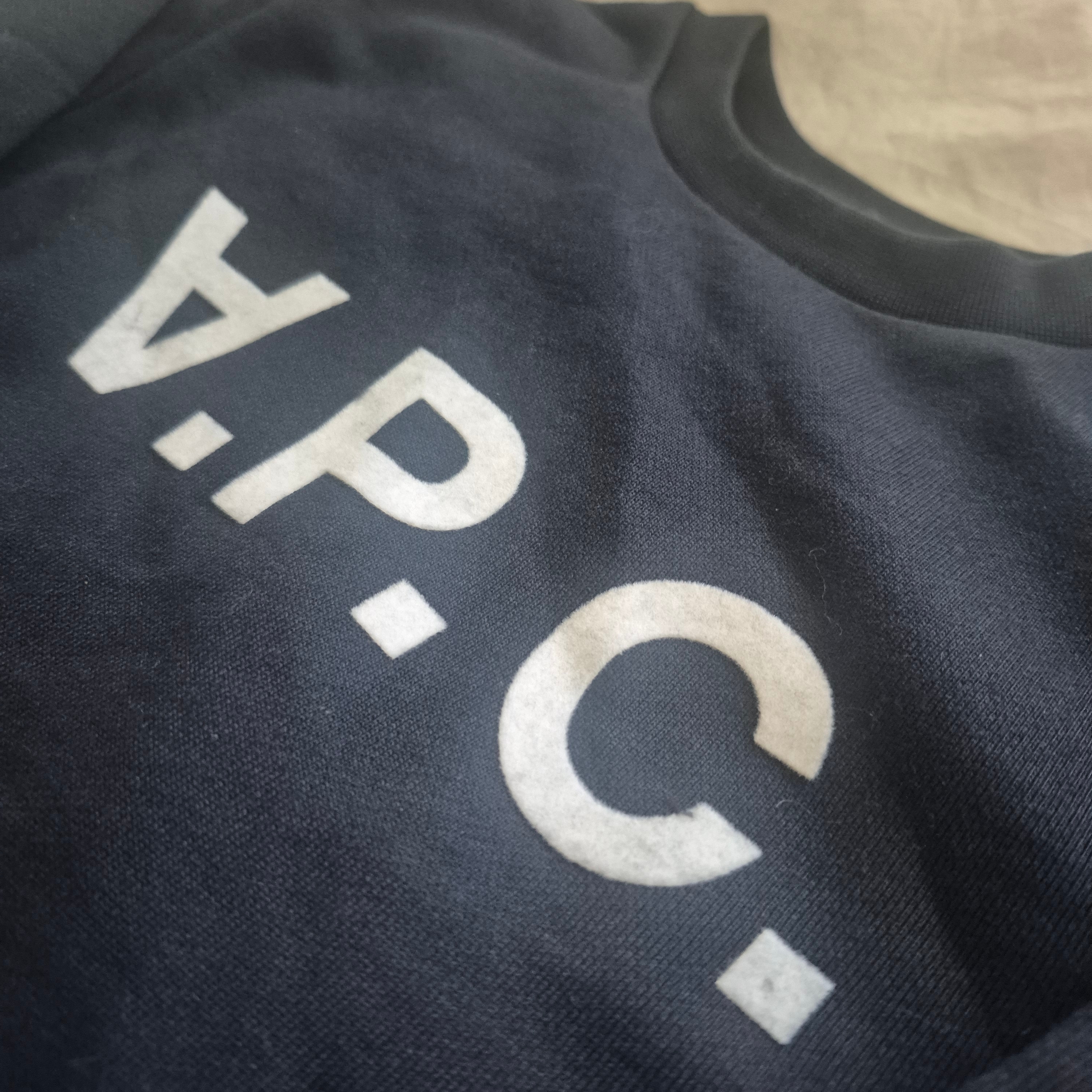 (W) A.P.C. VPC Viva Sweatshirt Dark Navy 착용 스타일