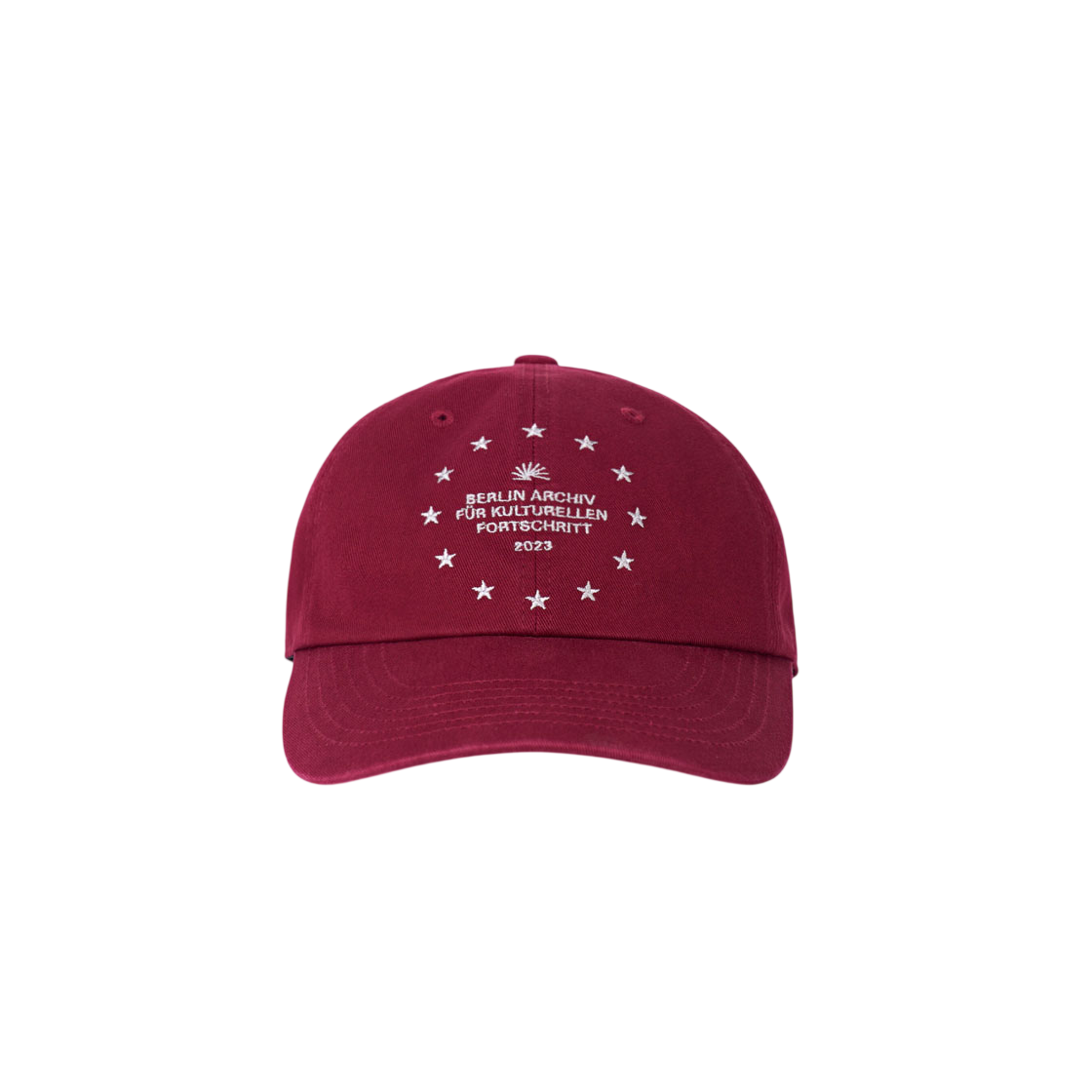 베를린 포토북 디스트리뷰션 아카이브 심볼 001 캡 버건디(Berlin Photobook Distribution Archiv Symbol 001 Cap Burgundy)