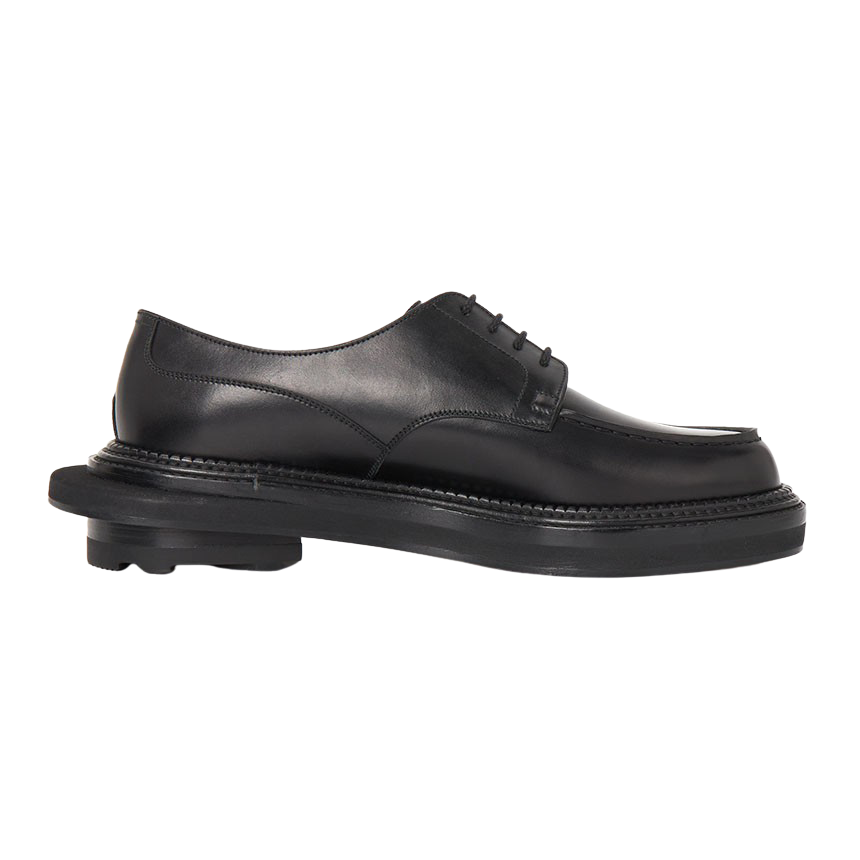 1131AVL1420D D BLACK [15% 쿠폰] J.M. Weston X SACAI 641  Derby Shoes  (Foot Width D) Black - 25FW