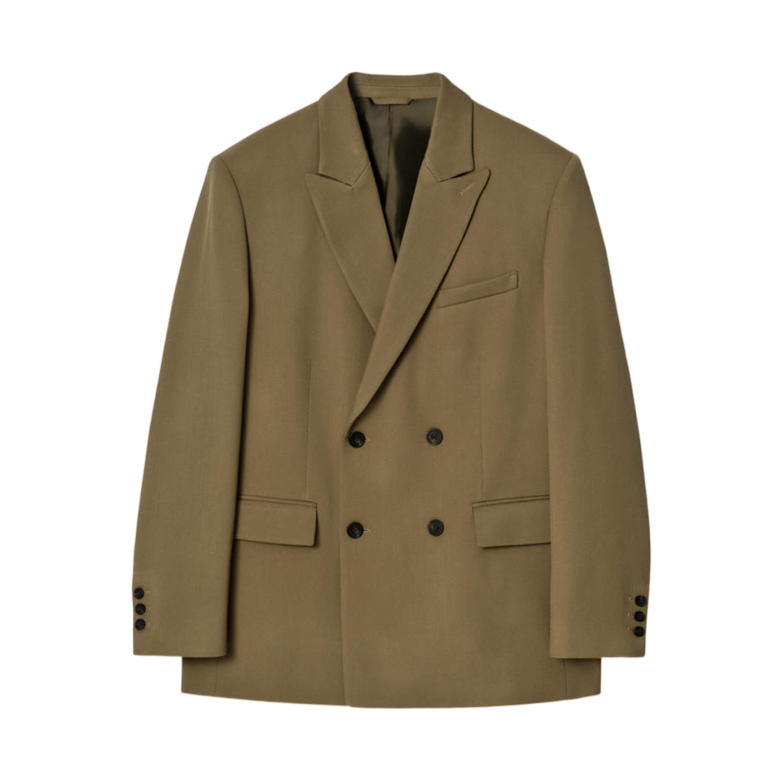 1265498001 COS Relaxed Double Breasted Wool Blazer Camel