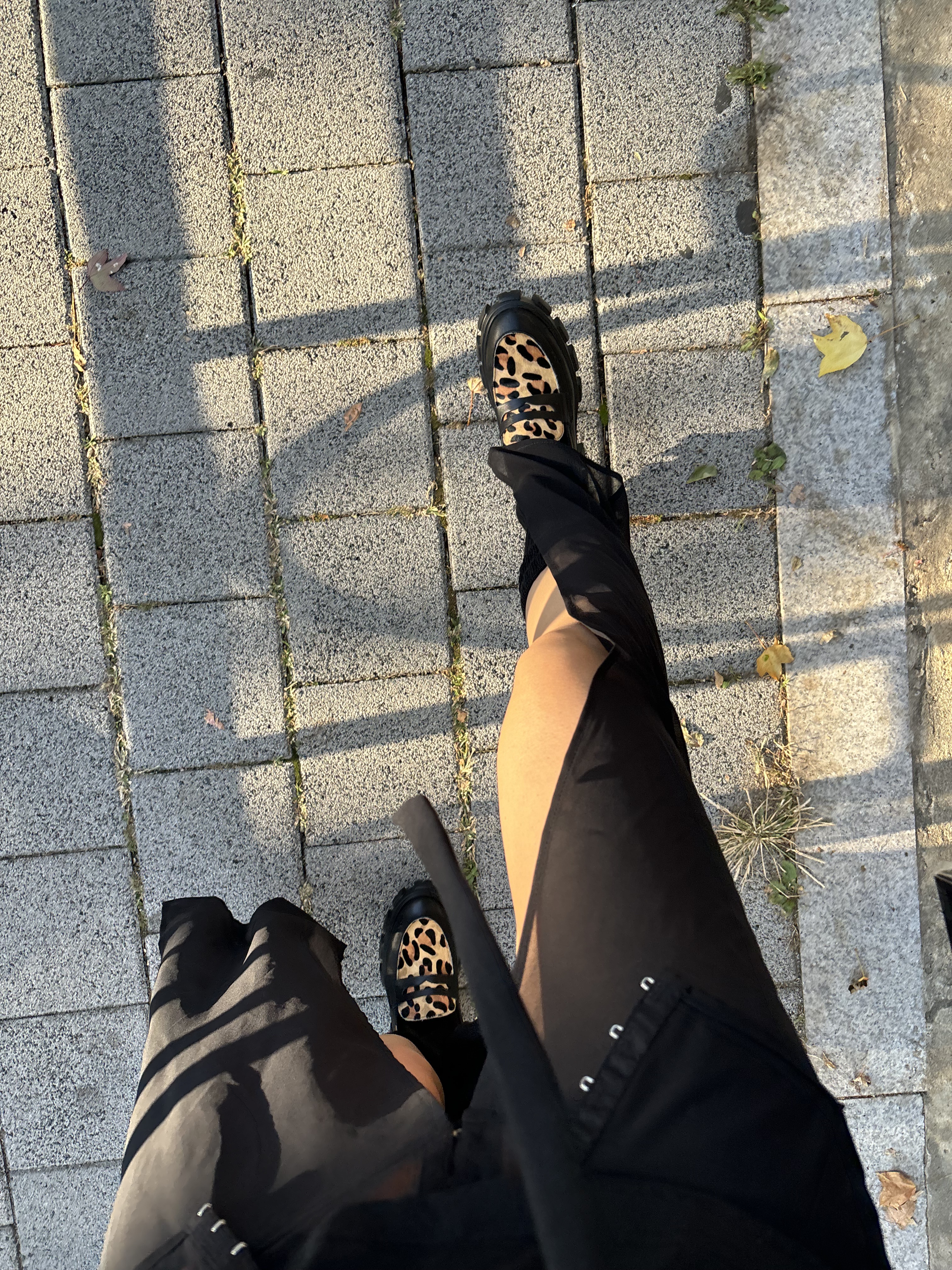 PENNY PLATE Women Loafer Leopard High 착용 스타일