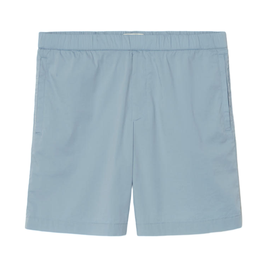 1171315007 COS Elasticated Cotton Blend Shorts Sky Blue