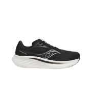 (W) Saucony Ride 18 Wide Black White